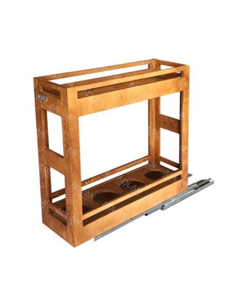 جا بطری ریل کف چوبی آدلان با کد aw869