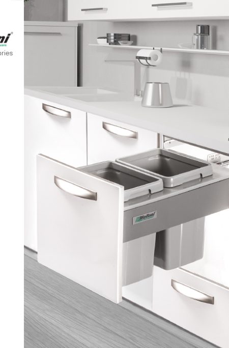 سطل دوقلو ریلی آرام بند،(جهت یونیت 40) Melloni